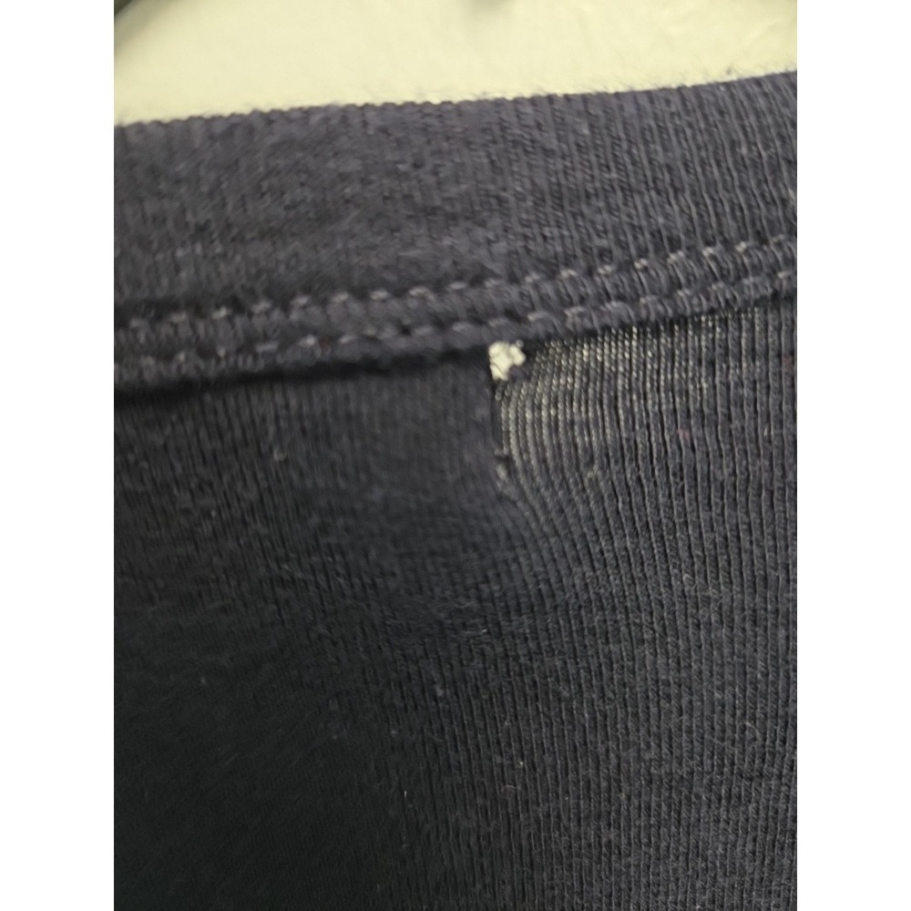 Lauren Ralph Lauren Jeans Co TShirt L Black Gold Metallic Sparkle Stripe Top - Picture 7 of 8